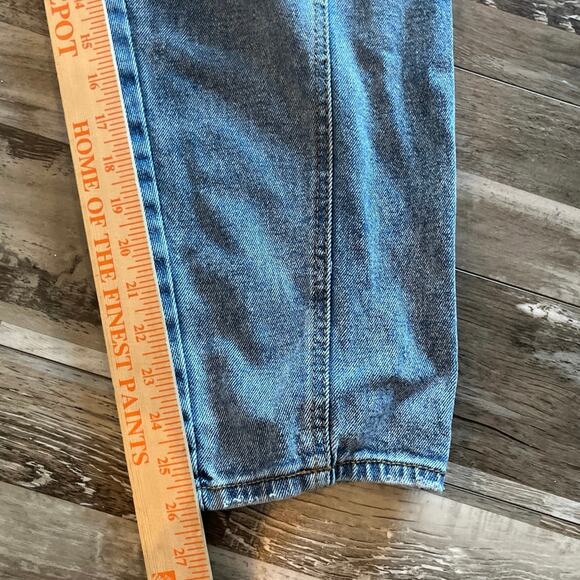 SO Pleated Balloon Jean Super High Rise Sz 9/29 Baggy Relaxed Taper Leg Trendy - Picture 8 of 10